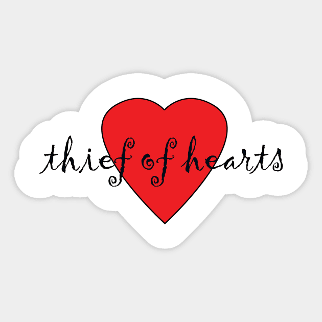 thief of hearts Sticker by rclsivcreative